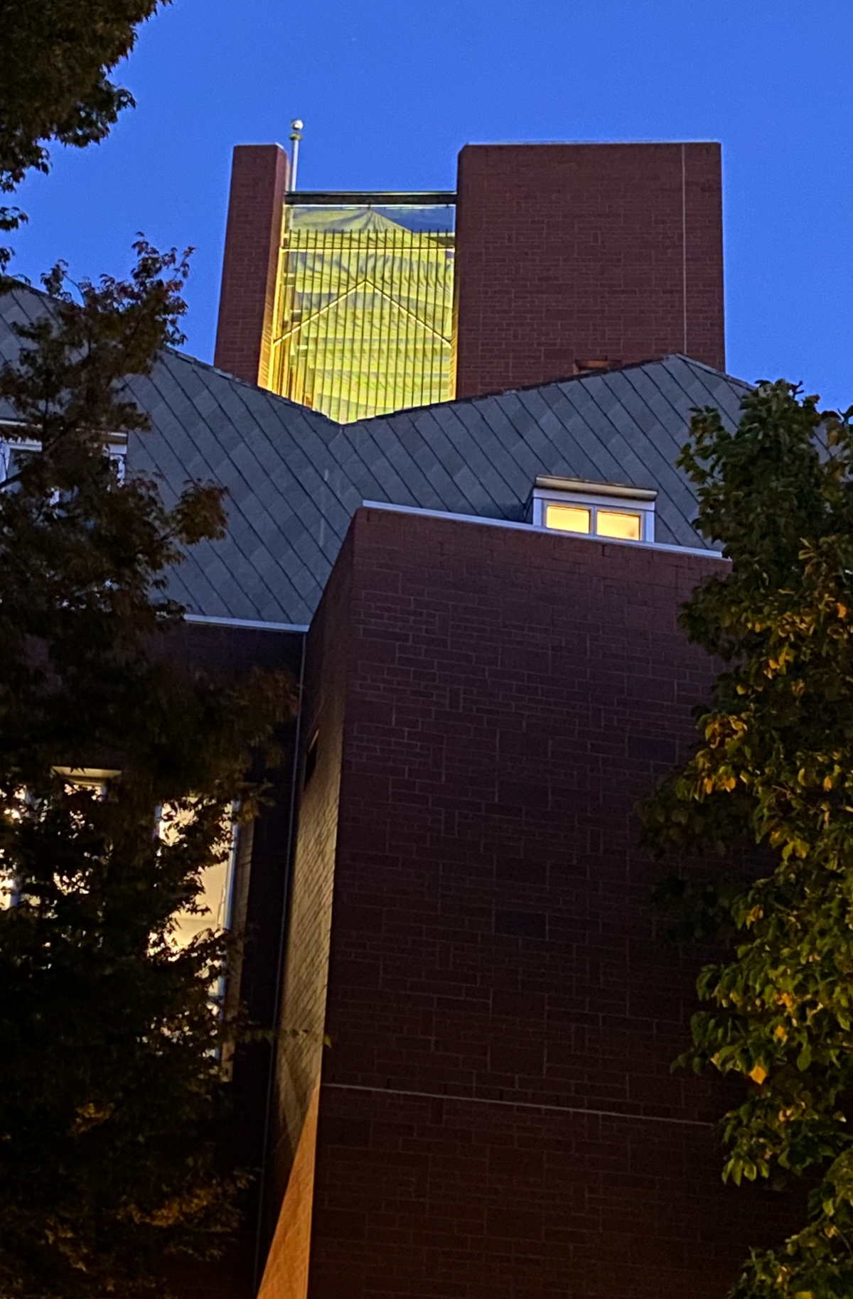 Tower at night