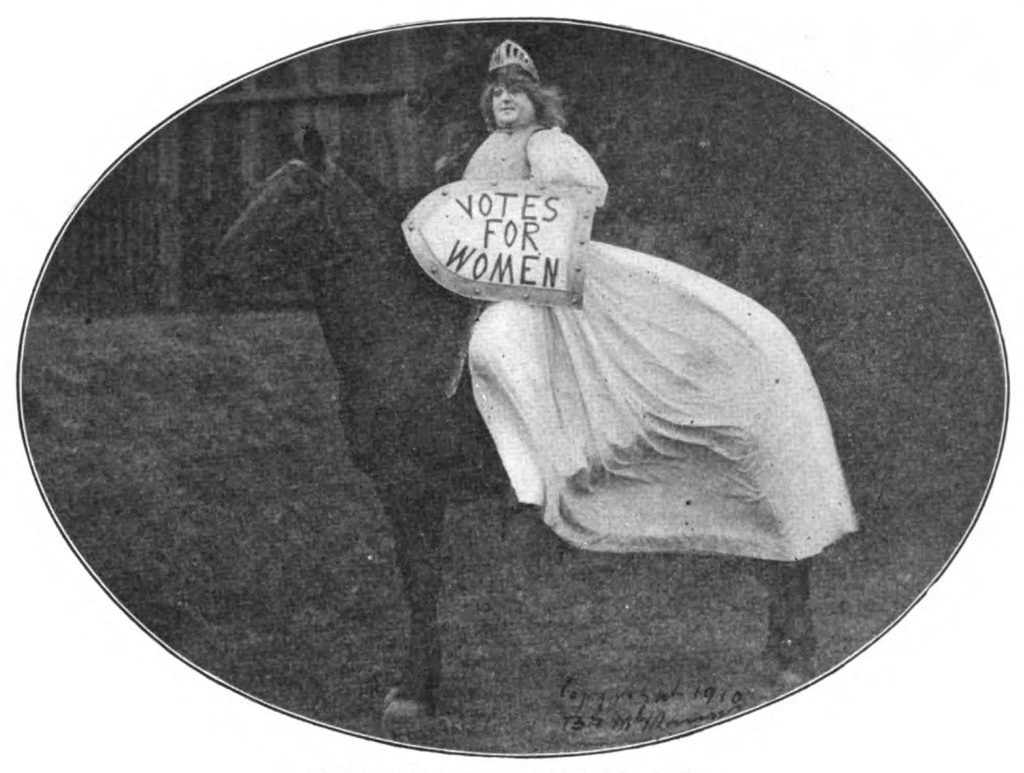 Bill Edwards 1900 as suffragette