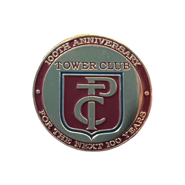 Tower 100 Year Anniversary Pin