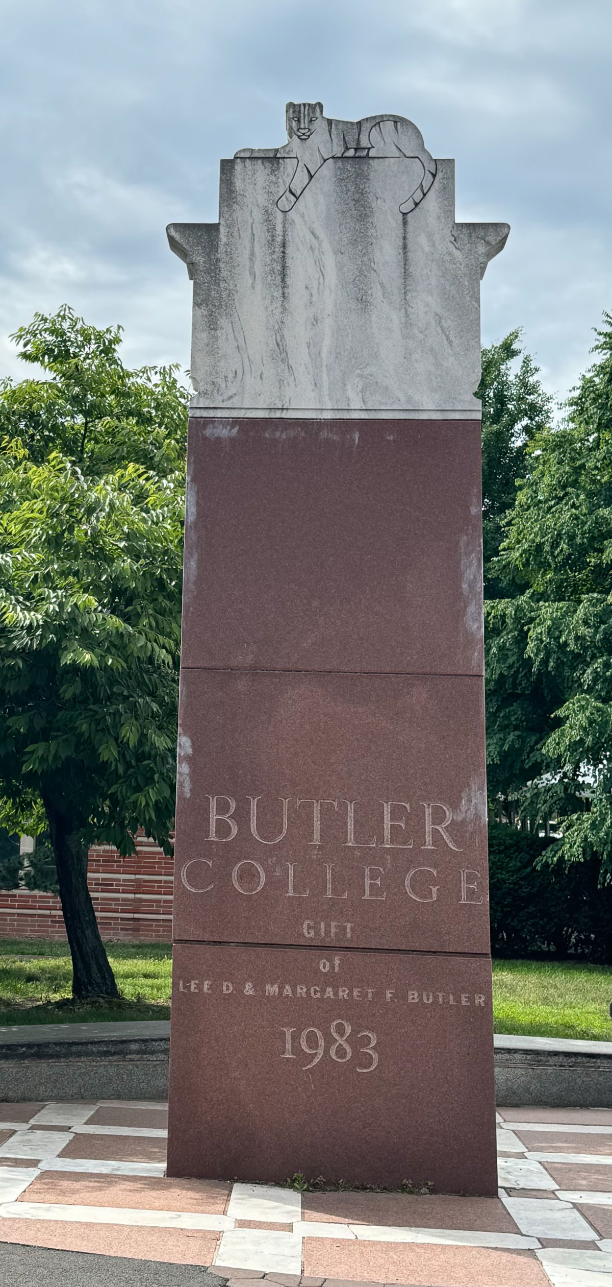 College sign