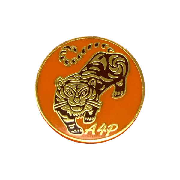Asian American Alumni Association of Princeton (A4P) Year of the Tiger Pin