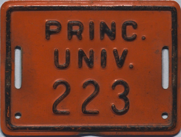 Bicycle License Plate