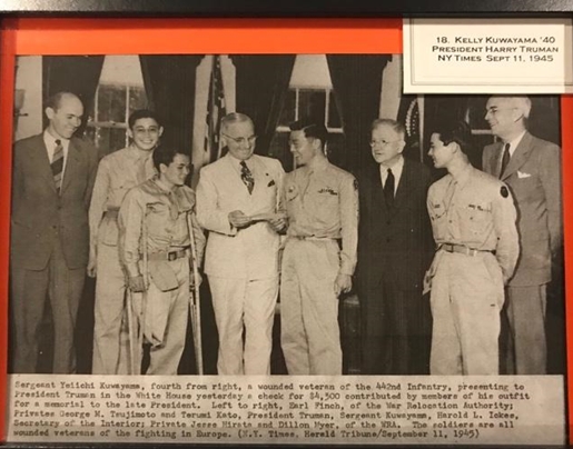 Kuwayama with President Truman