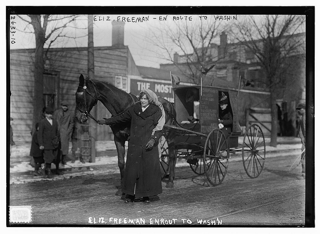 Elizabeth Freeman en route to Washington