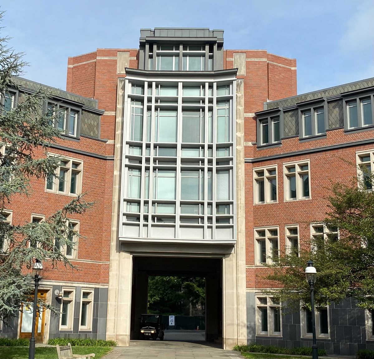 Arch leading to Poe Field